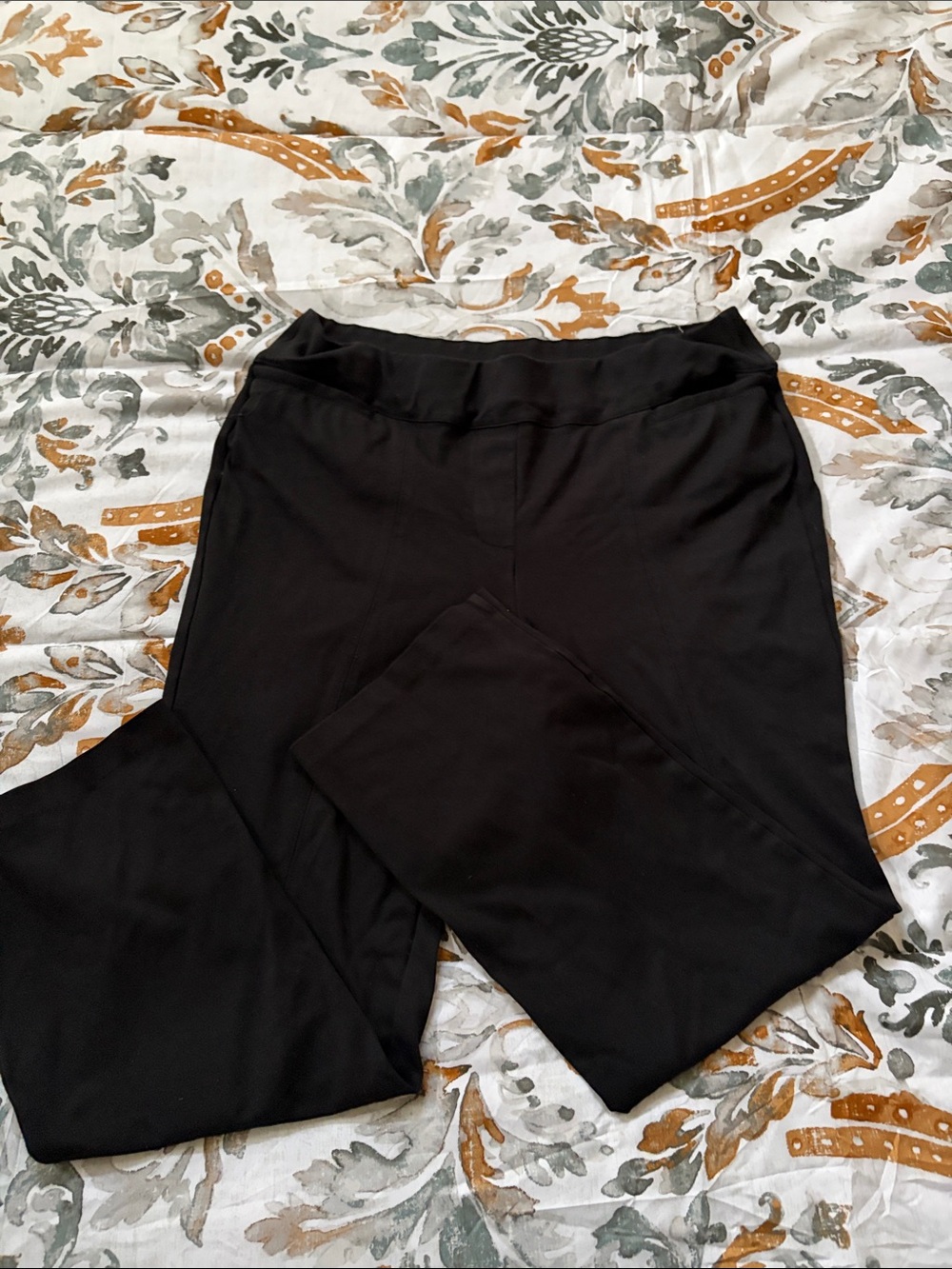 Lane Bryant Black Ponte Pull-On Leggings